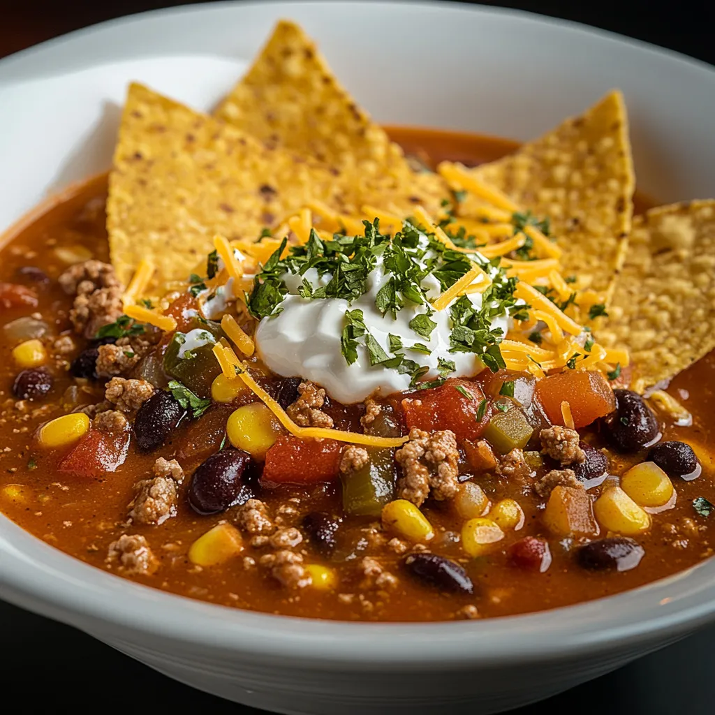 Creamy Taco Soup - tertiary view