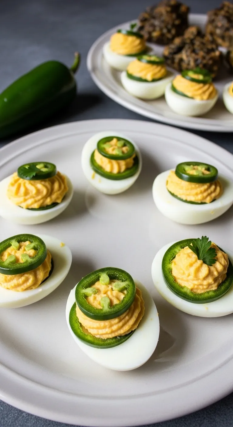 Jalapeño Popper Deviled Eggs - tertiary view