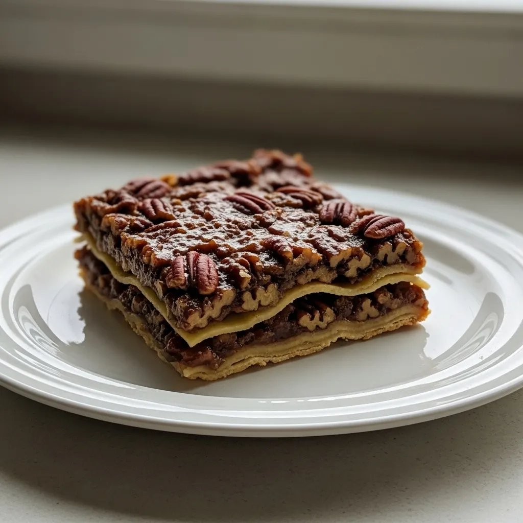 Decadent Pecan Pie Lasagna - secondary view