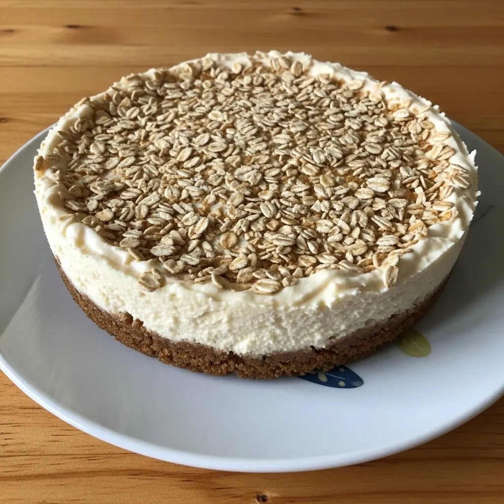 No-Bake Oatmeal Cream Pie Cheesecake - Nostalgic Comfort in Every Slice! - tertiary view