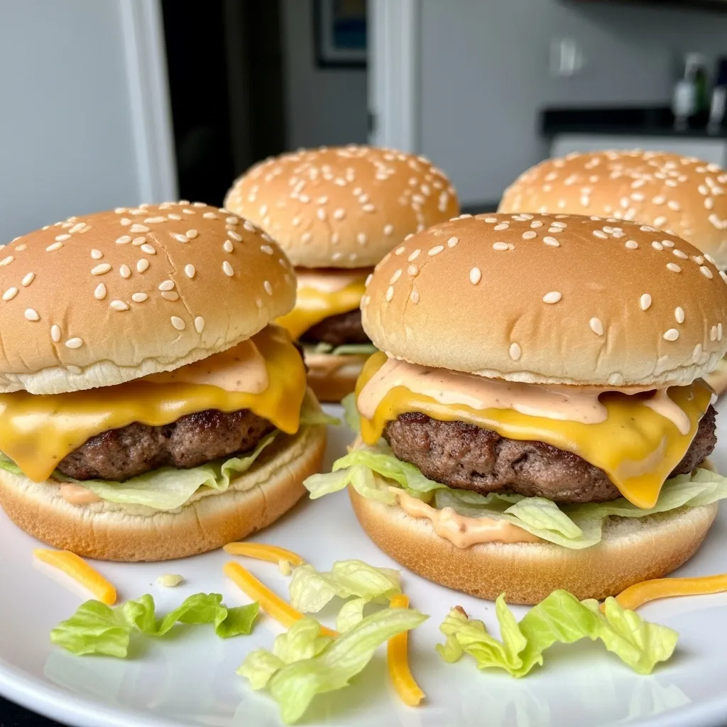 BEST RECIPE for Mini Big Mac Cheeseburgers - secondary view
