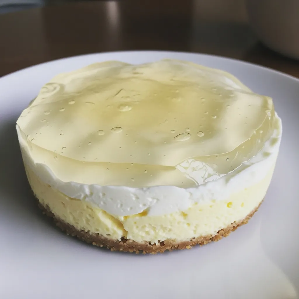 No-Bake Greek Yogurt Jello Cheesecake - Light, Creamy, and Refreshing!