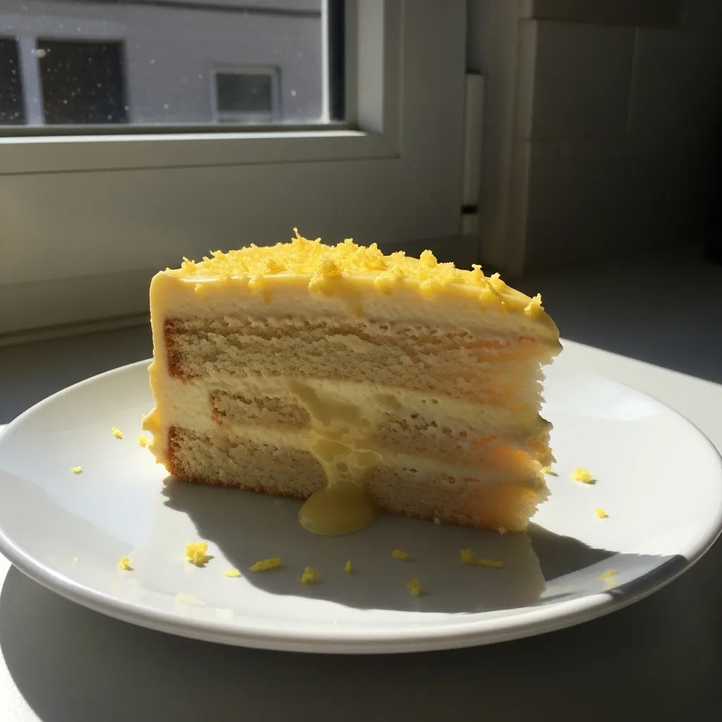 Italian Lemon Cream Cake – A Slice of Heaven