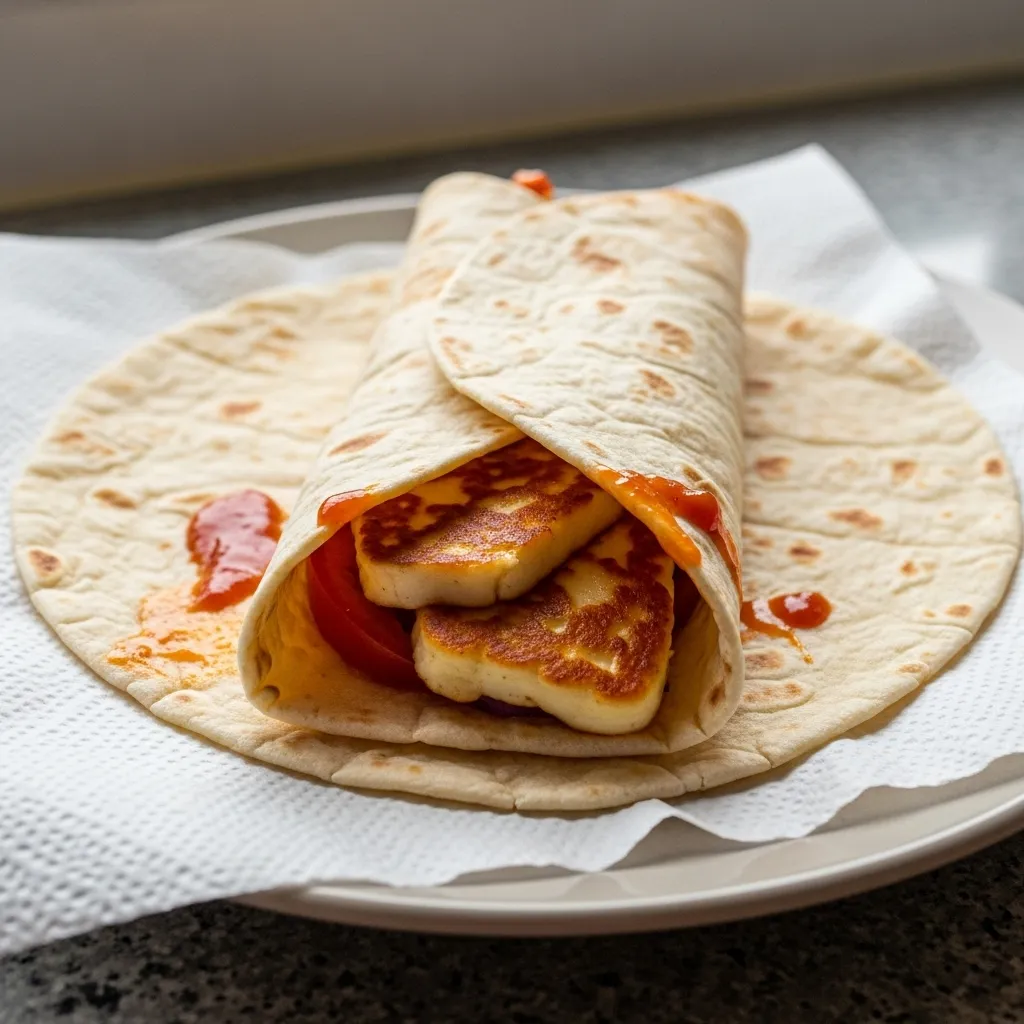 Sweet Chili Halloumi Wraps - secondary view