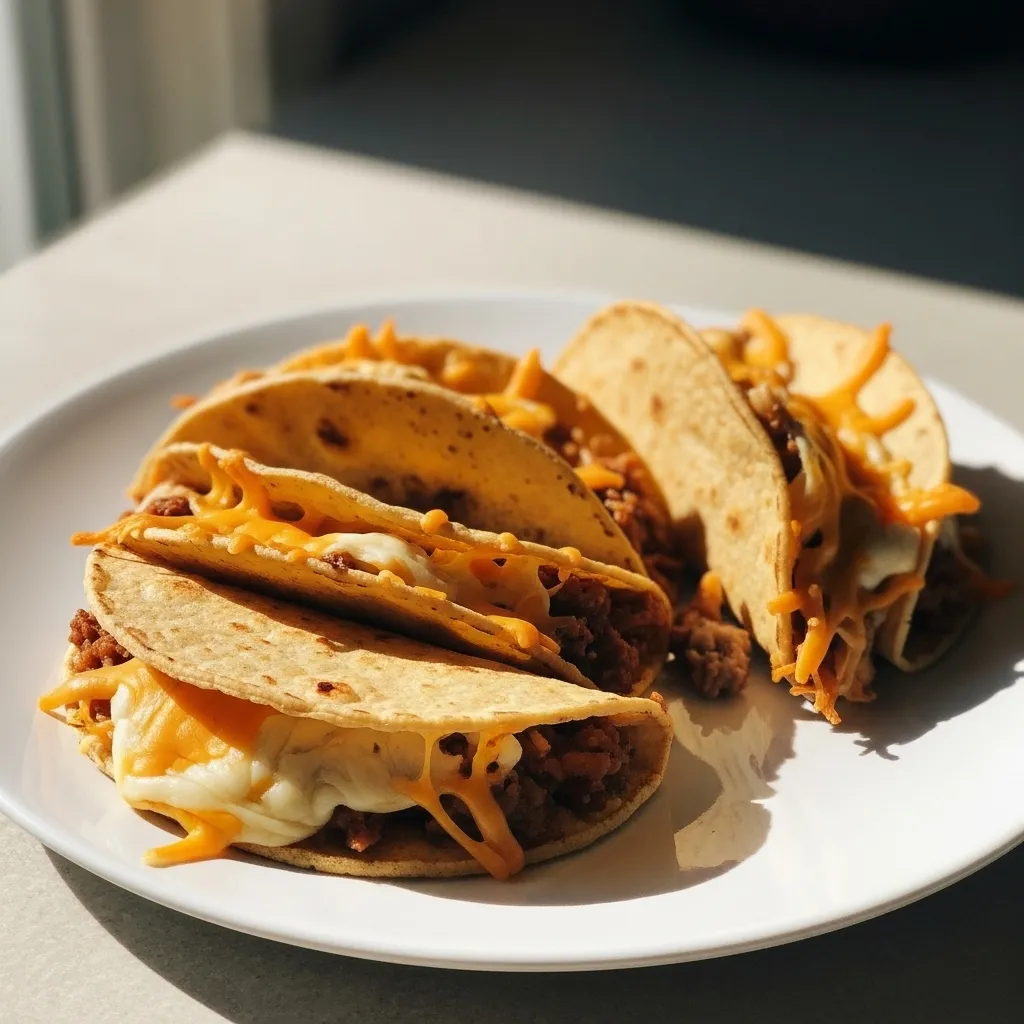 Loaded Cheesy Pocket Tacos - secondary view