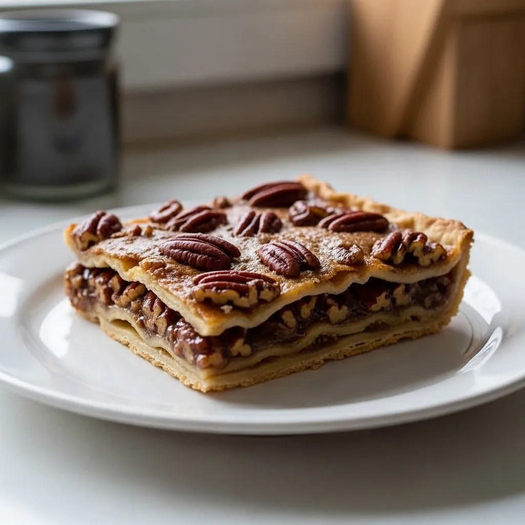 Decadent Pecan Pie Lasagna - tertiary view