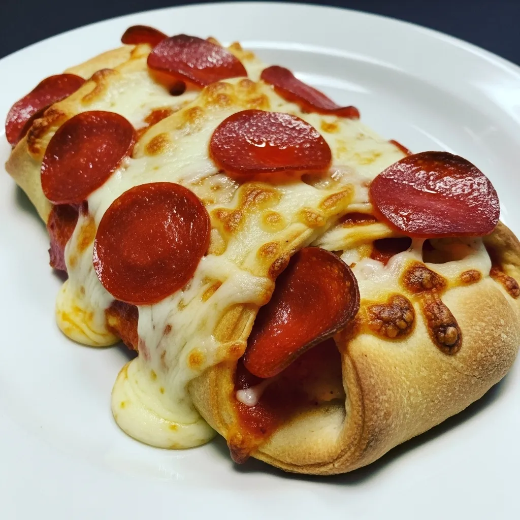 Cheesy Pepperoni Stromboli - Perfect for Family Dinners - tertiary view