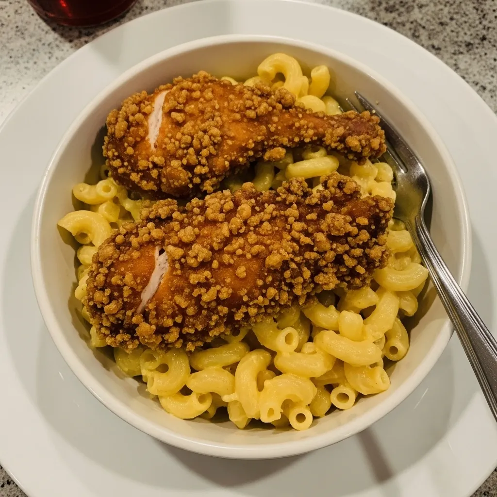 Honey Pepper Chicken Mac and Cheese