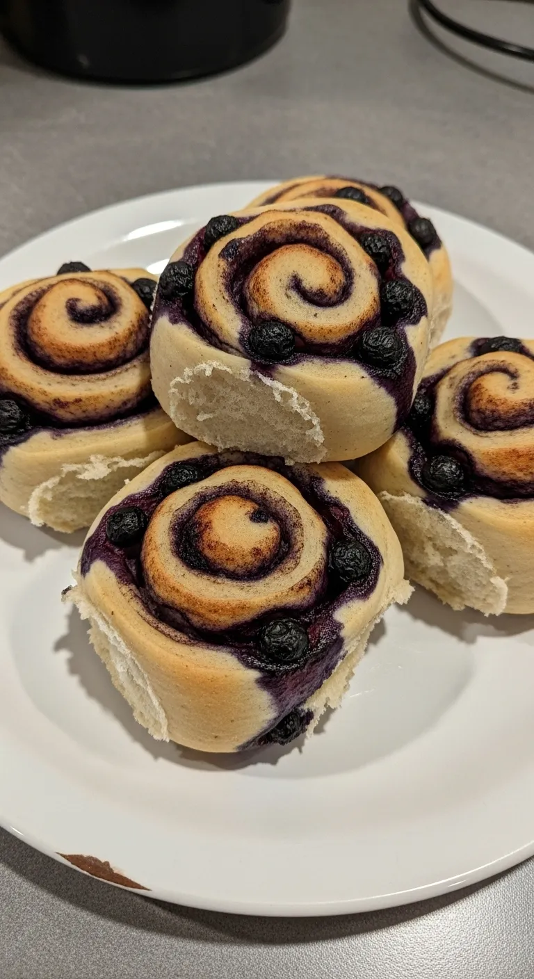 Blueberry Cinnamon Rolls
