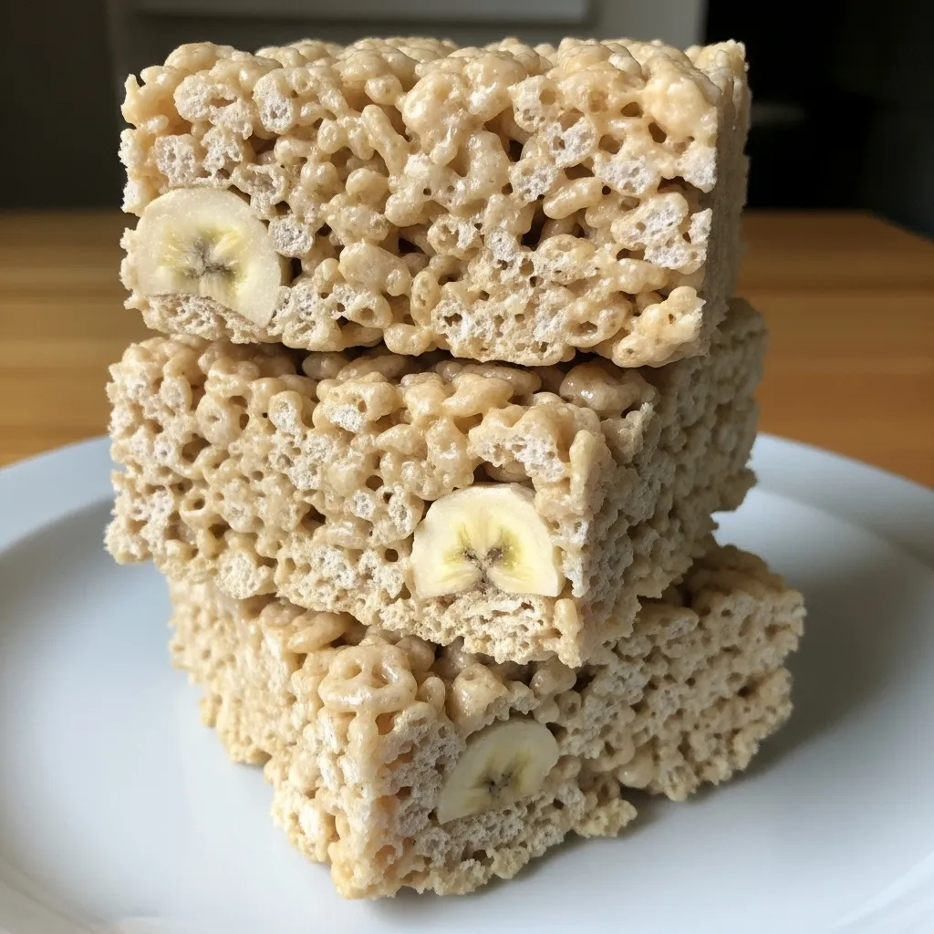 Banana Pudding Rice Krispie Treats