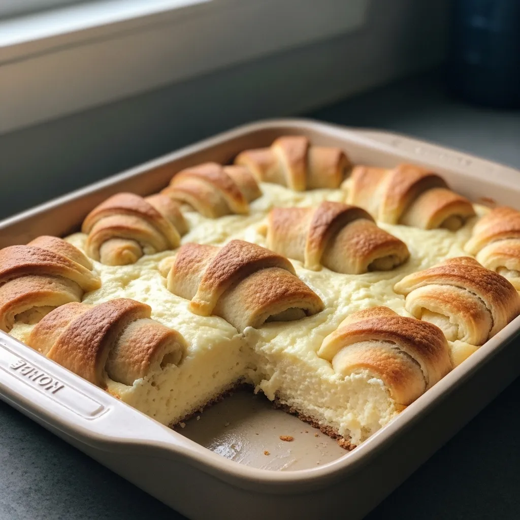BEST RECIPE for Cheesecake Crescent Rolls Casserole - Creamy, Flaky Perfection!