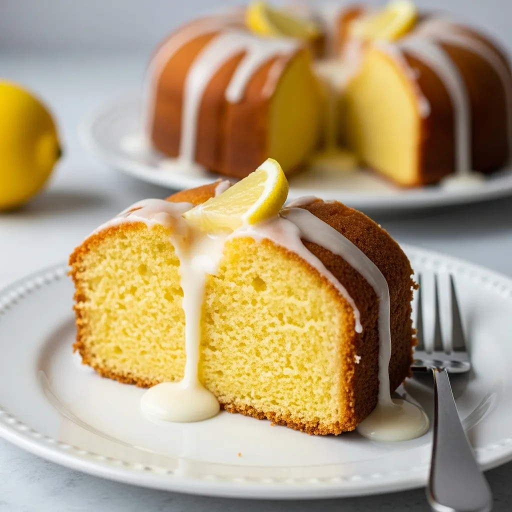 Best Italian Lemon Pound Cake - tertiary view