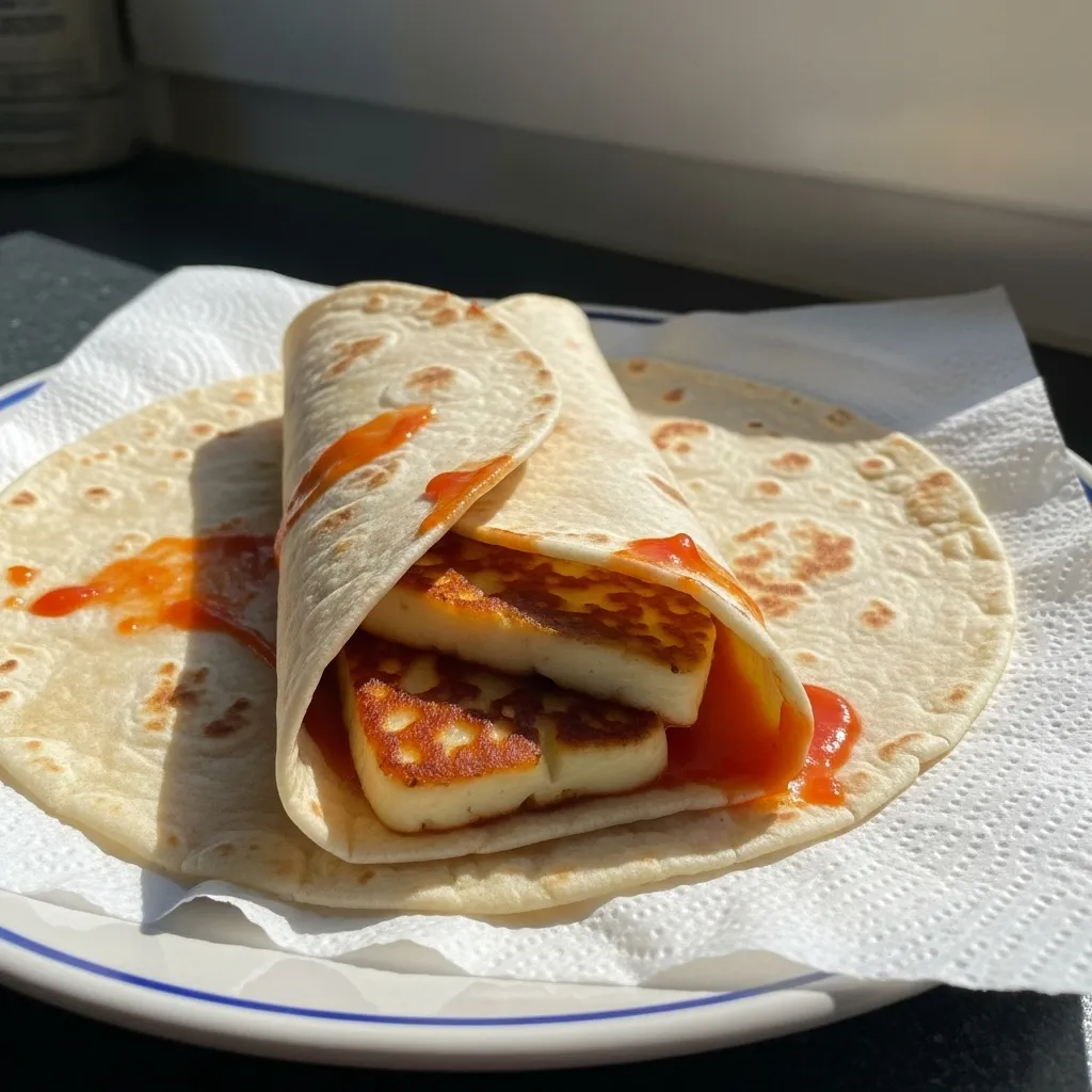 Sweet Chili Halloumi Wraps - tertiary view
