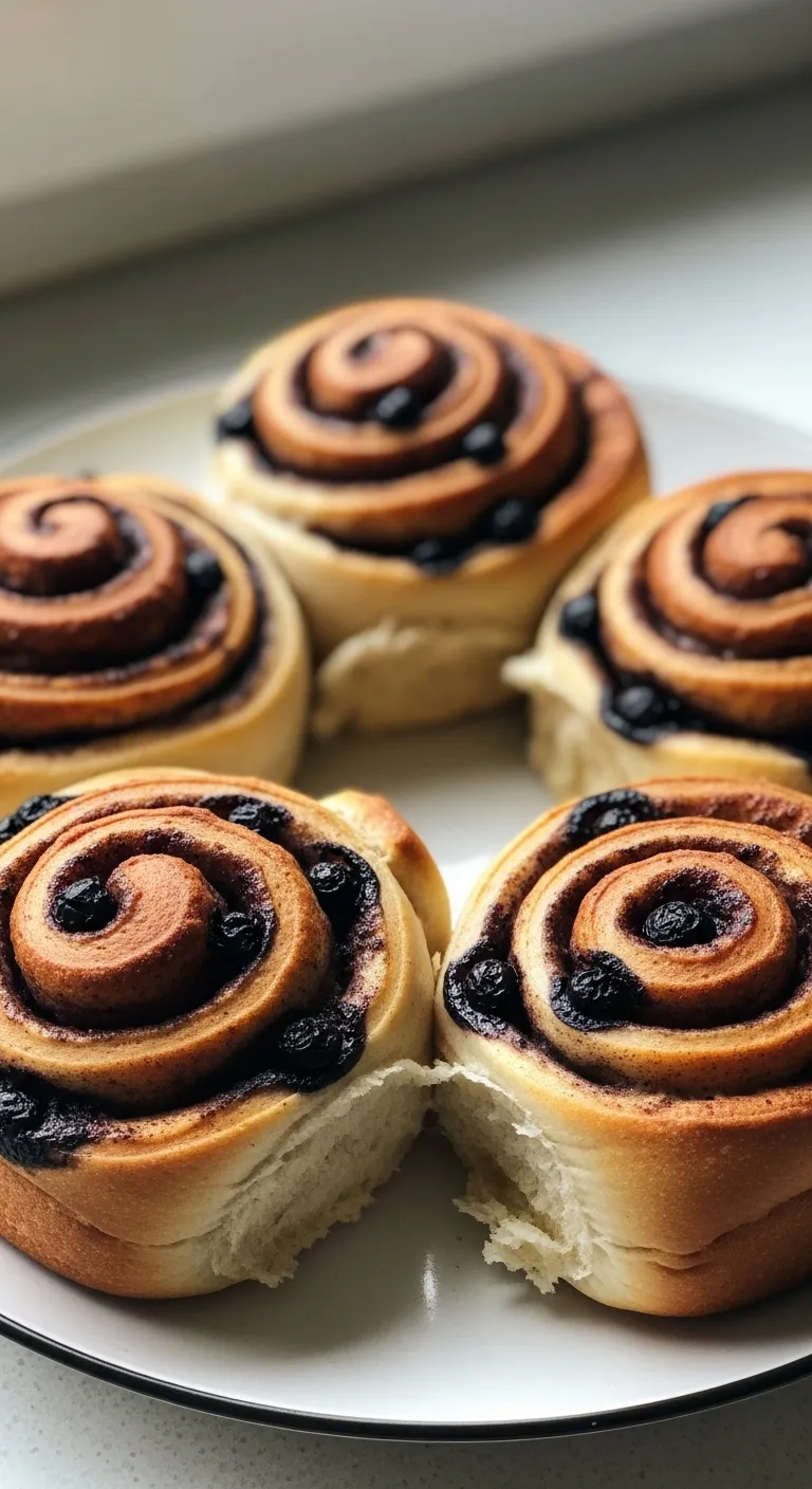 Blueberry Cinnamon Rolls - tertiary view