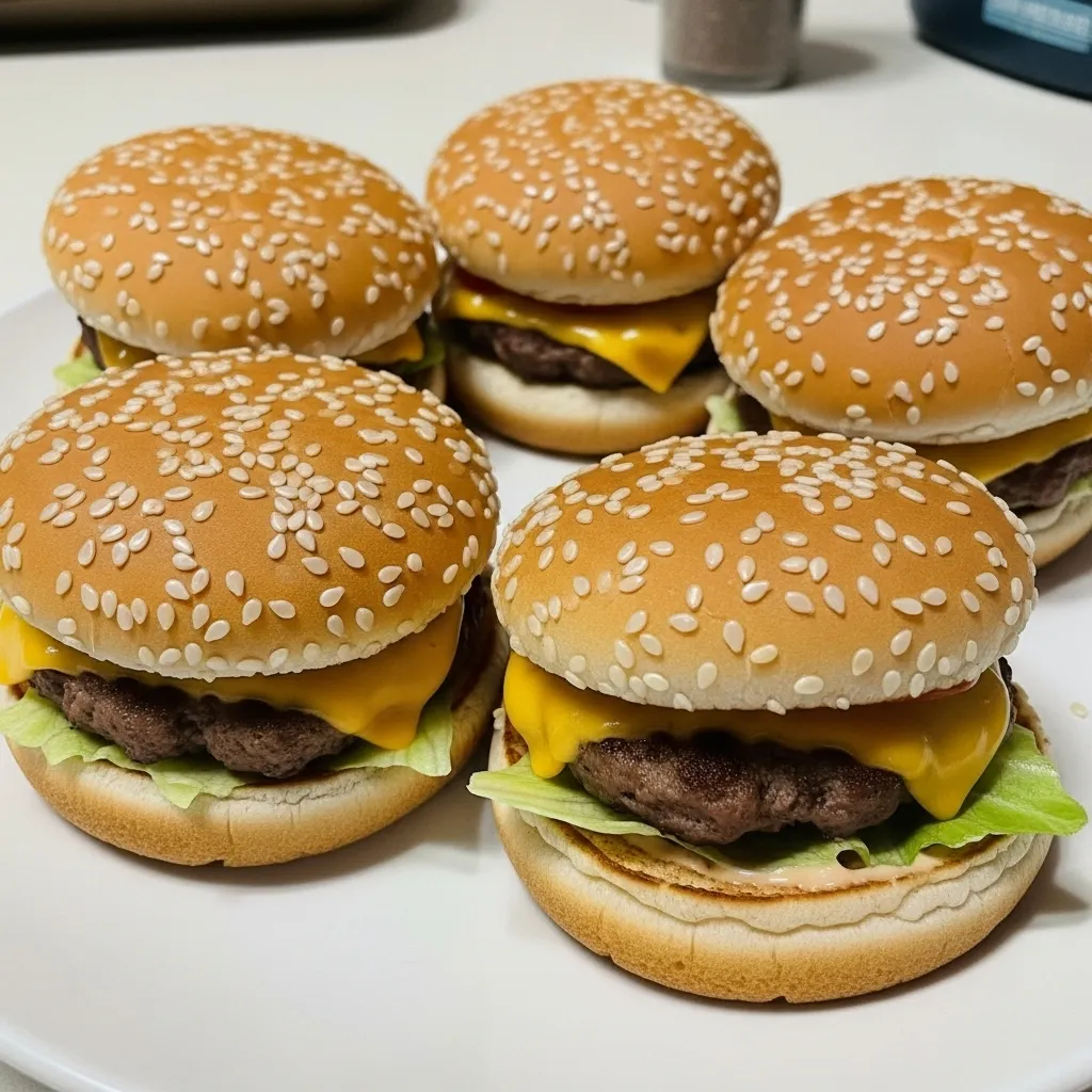 BEST RECIPE for Mini Big Mac Cheeseburgers