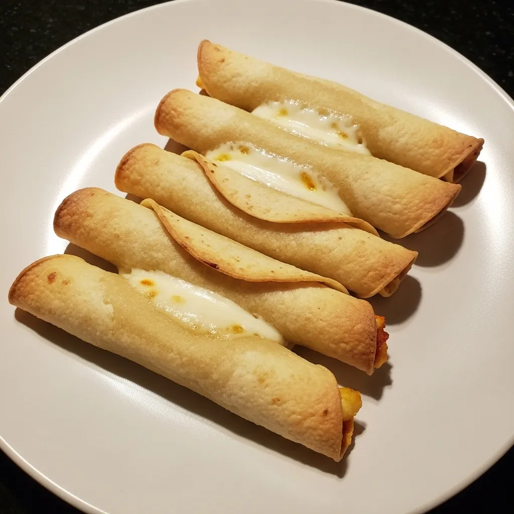 Baked Cream Cheese Chicken Taquitos - secondary view