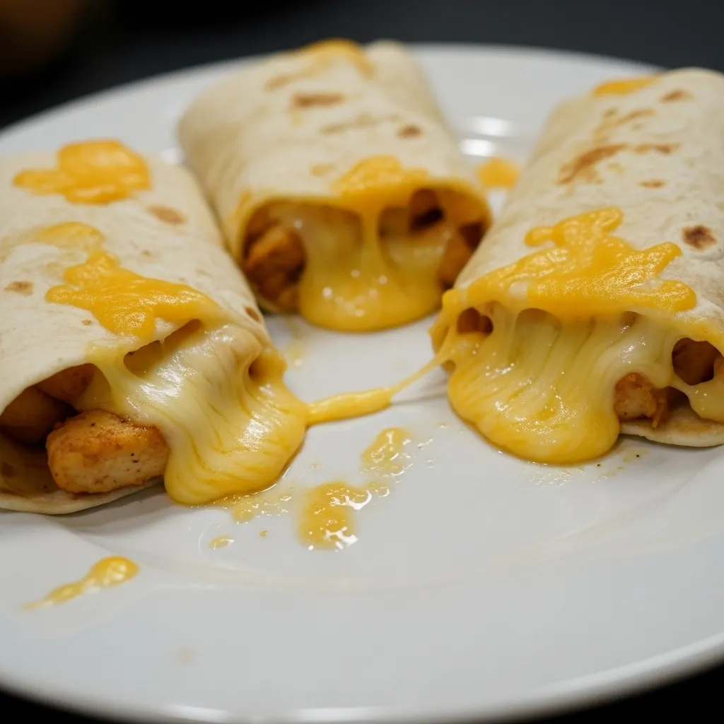 Cheesy Garlic Chicken Wraps - secondary view
