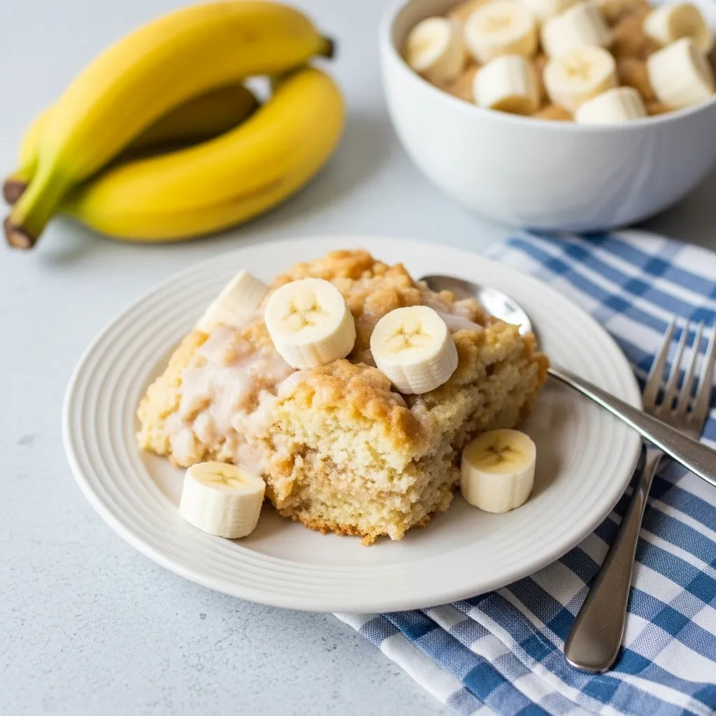 Banana Split Dump Cake - All Your Favorite Banana Split Flavors in One Easy Dessert! - secondary view