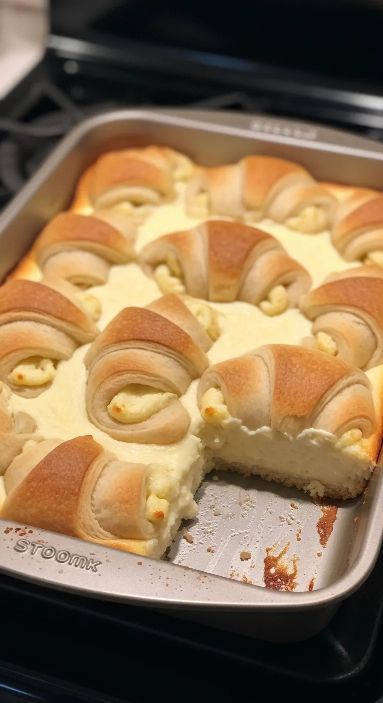 BEST RECIPE for Cheesecake Crescent Rolls Casserole - Creamy, Flaky Perfection! - tertiary view