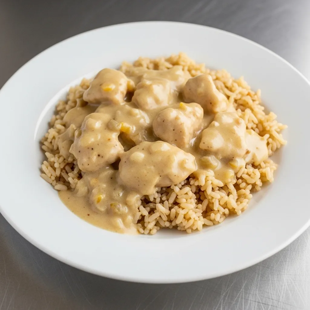 Creamy Smothered Chicken and Rice - Perfect for Family Dinners - tertiary view