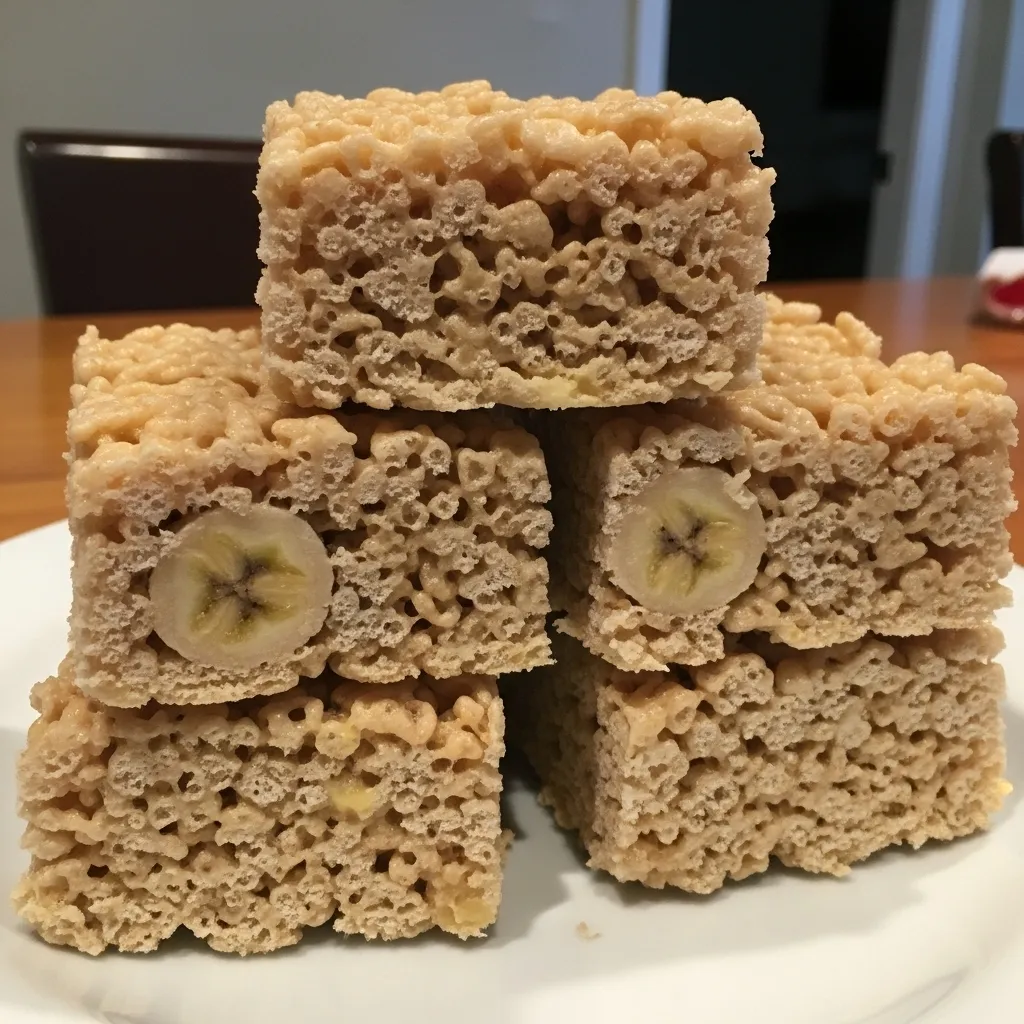 Banana Pudding Rice Krispie Treats - secondary view
