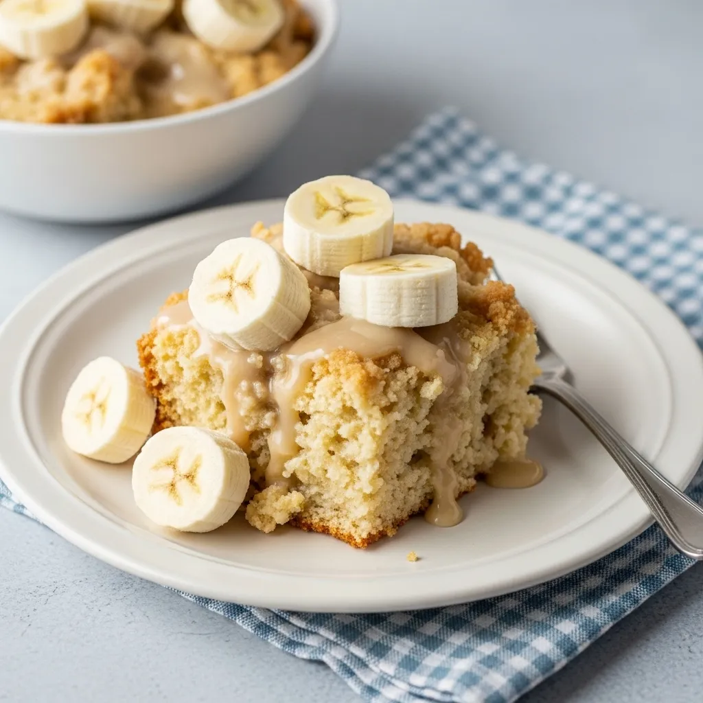 Banana Split Dump Cake - All Your Favorite Banana Split Flavors in One Easy Dessert!