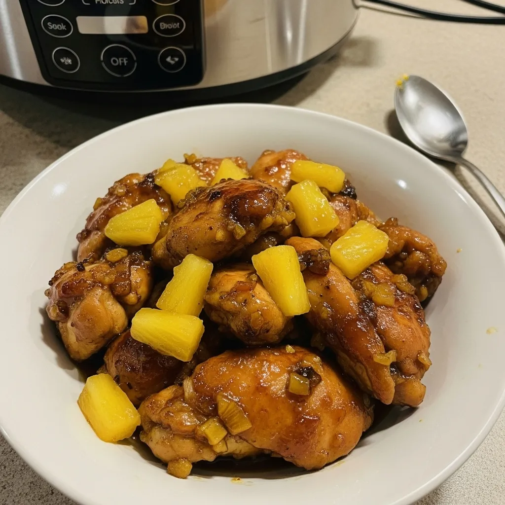 Sweet Hawaiian Crockpot Chicken Recipe - secondary view