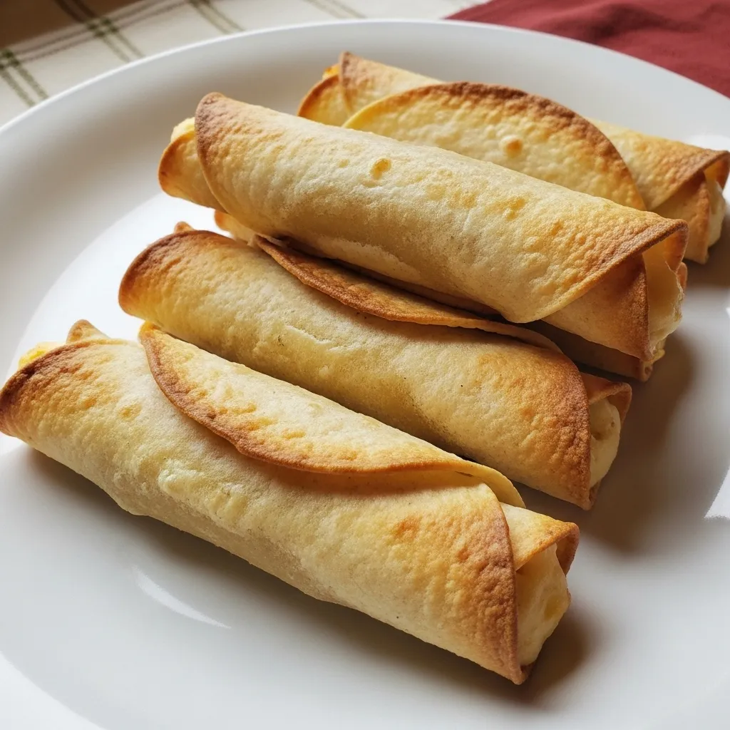 Baked Cream Cheese Chicken Taquitos
