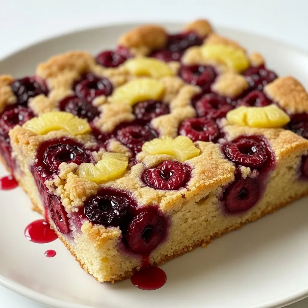 Cherry Pineapple Dump Cake - Effortlessly Delicious & Crowd-Pleasing!