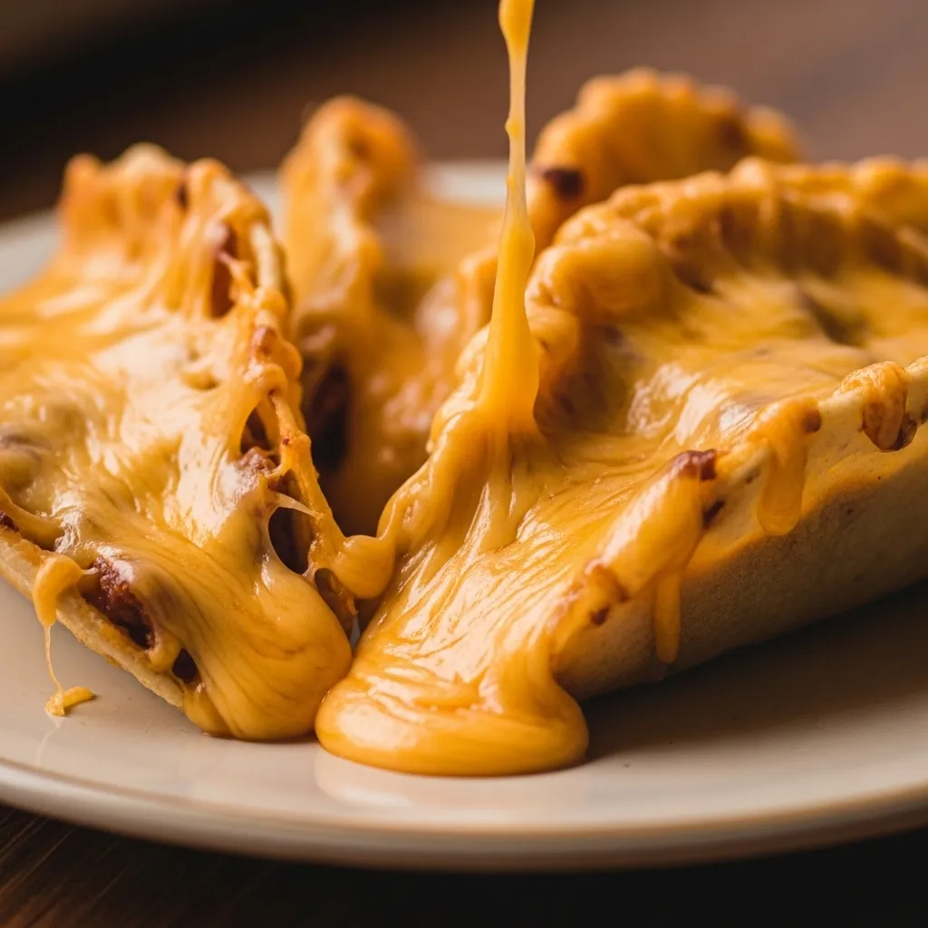 Loaded Cheesy Pocket Tacos