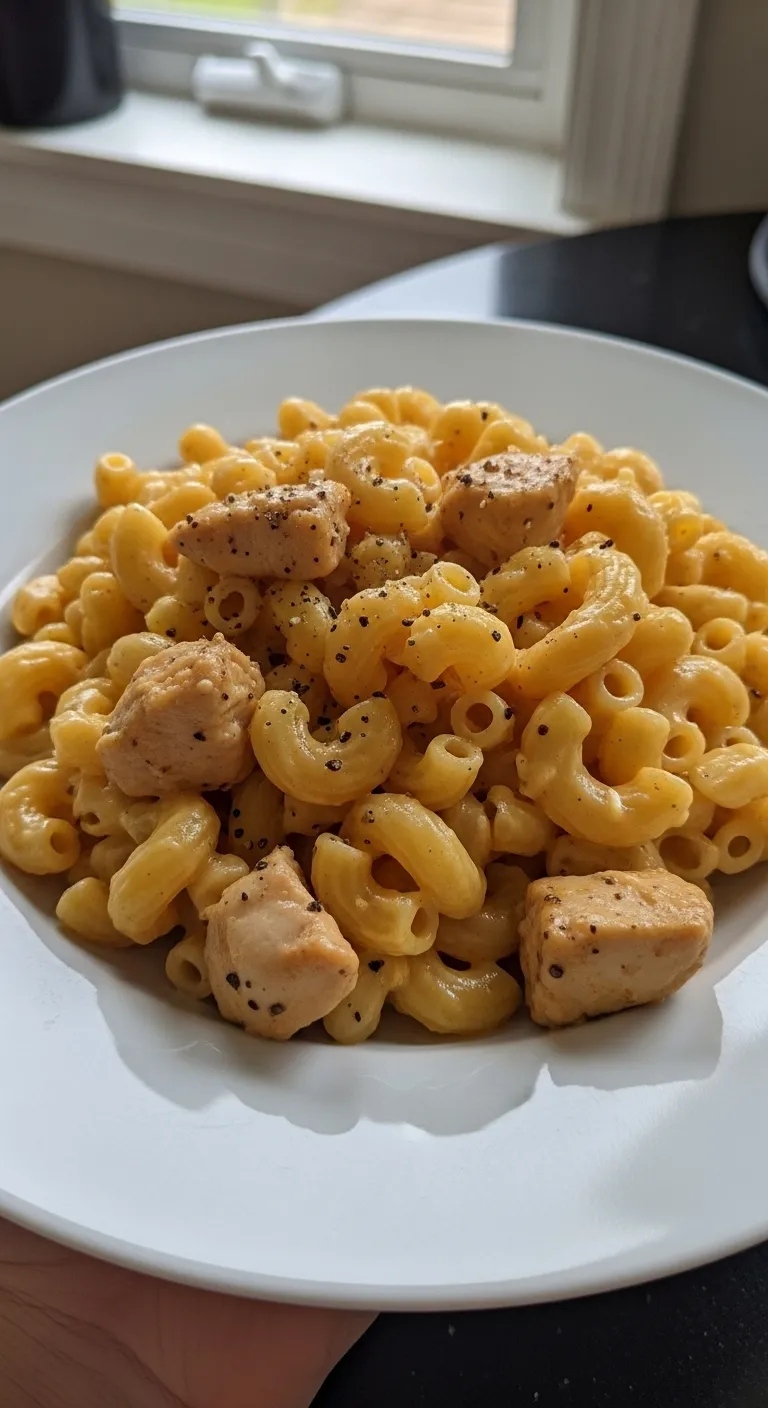 Copycat Applebee's Honey Pepper Chicken Mac and Cheese - tertiary view
