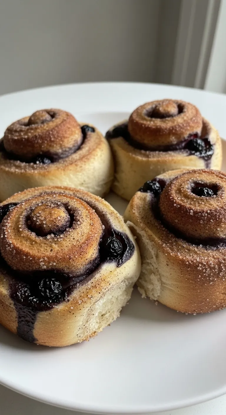 Blueberry Cinnamon Rolls - secondary view