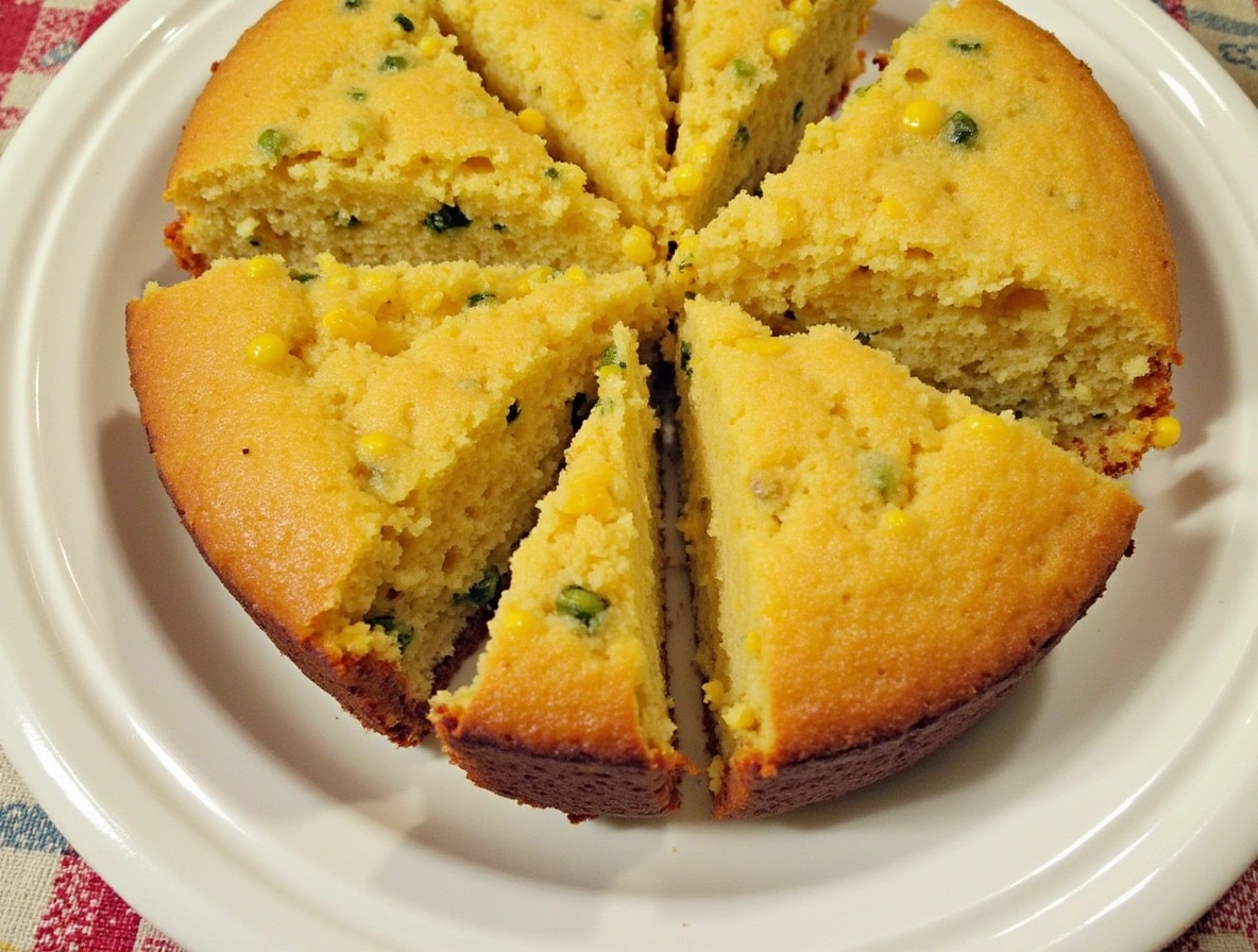 Jalapeño Cornbread with Lime Honey Glaze