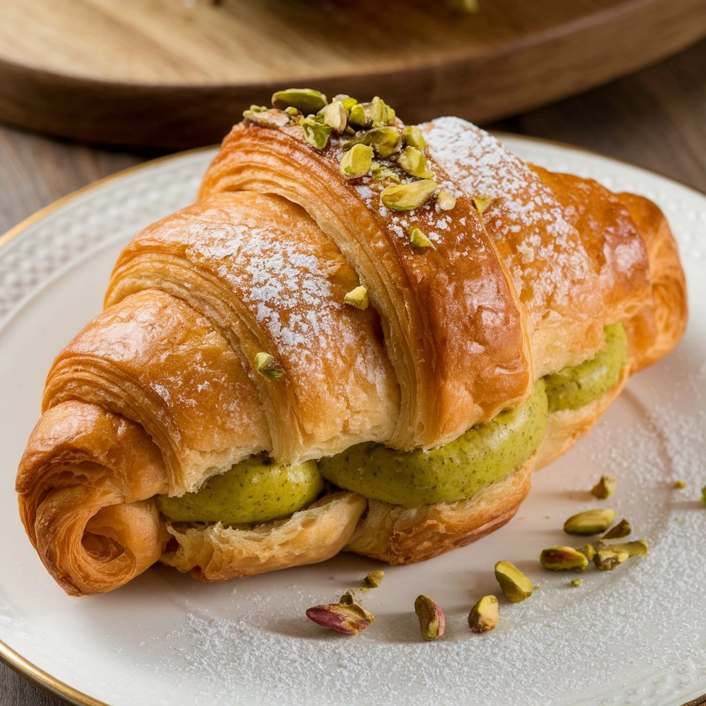 Fancy Pistachio Croissant