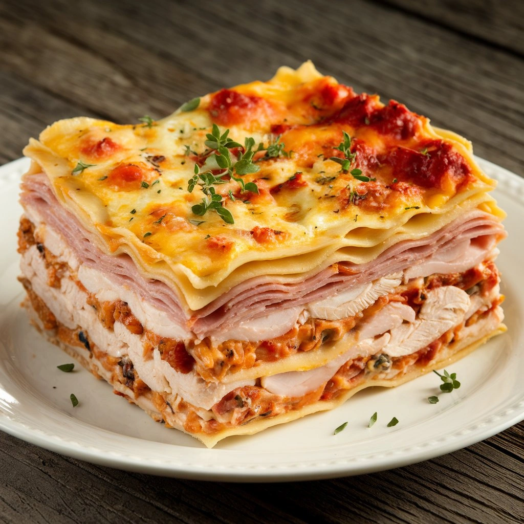 Chicken Cordon Bleu Lasagna - tertiary view