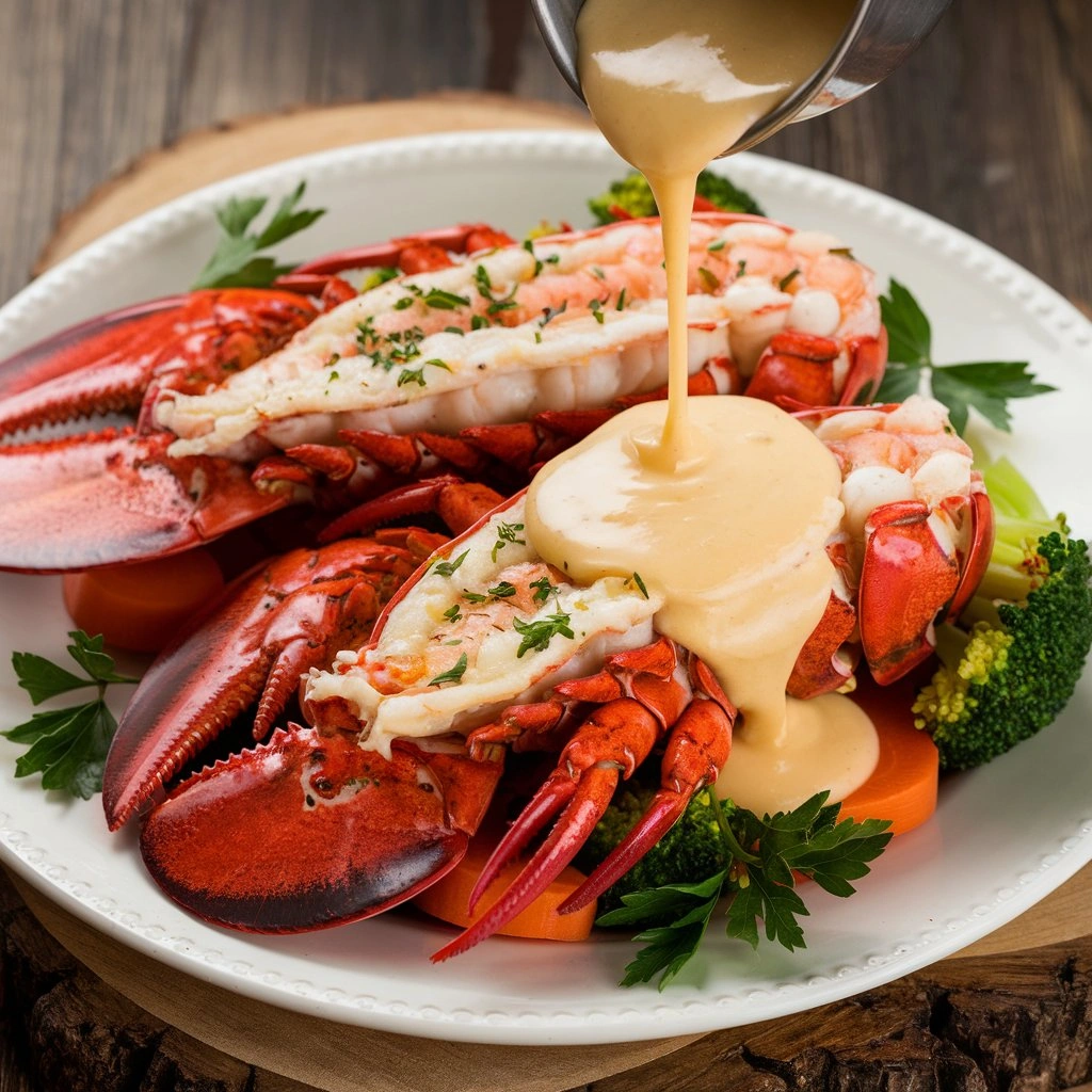 Creamy Garlic Butter Lobster Tails - secondary view