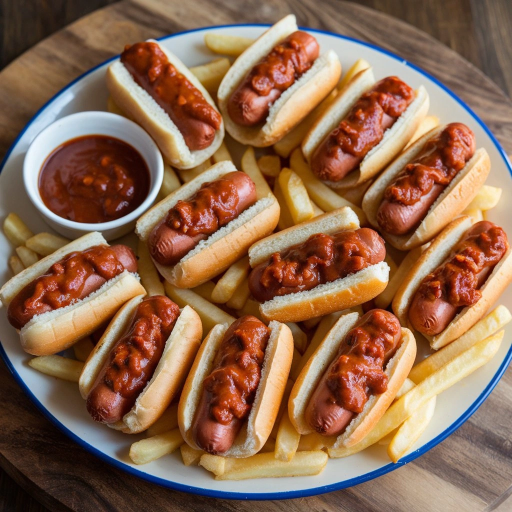 Mini Chili Cheese Dogs