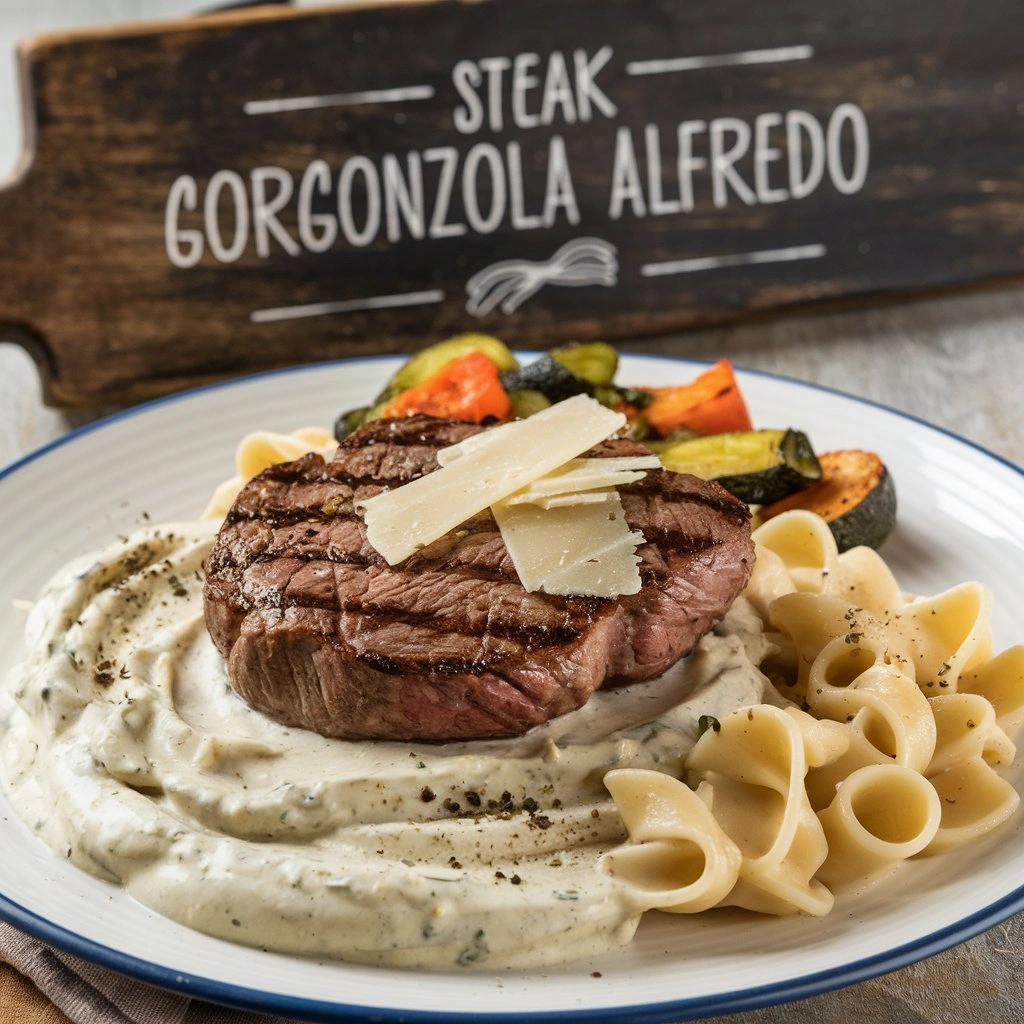 Steak Gorgonzola Alfredo - tertiary view