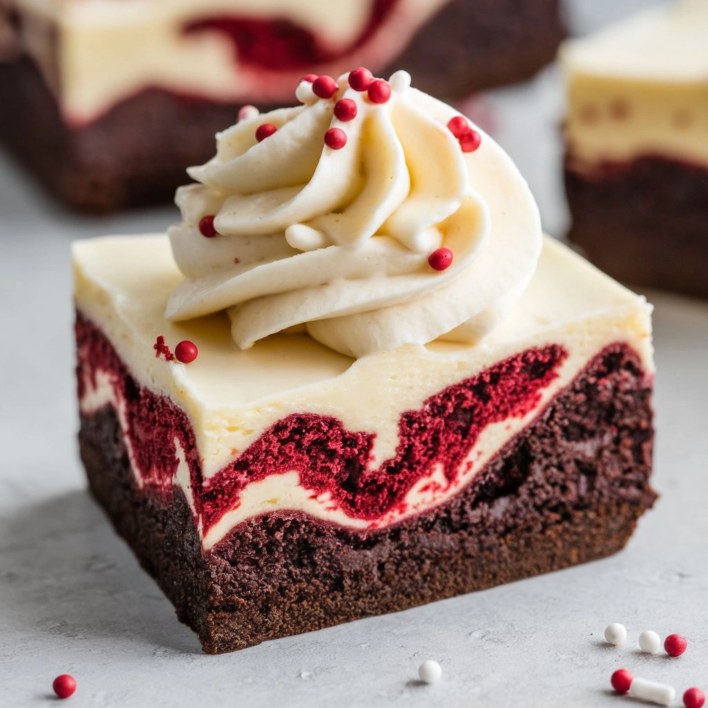 Red Velvet Cheesecake Brownies - tertiary view