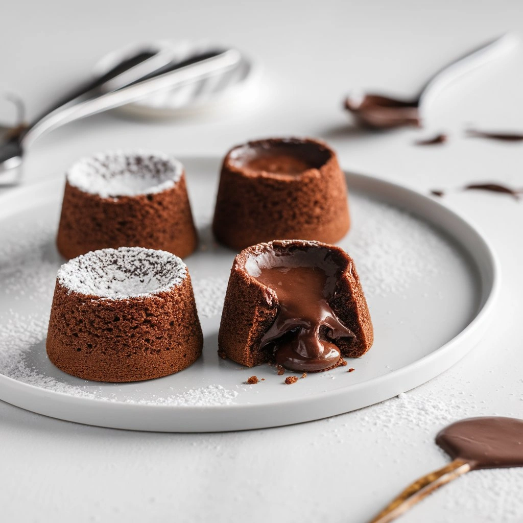 Mini Chocolate Lava Cakes - secondary view
