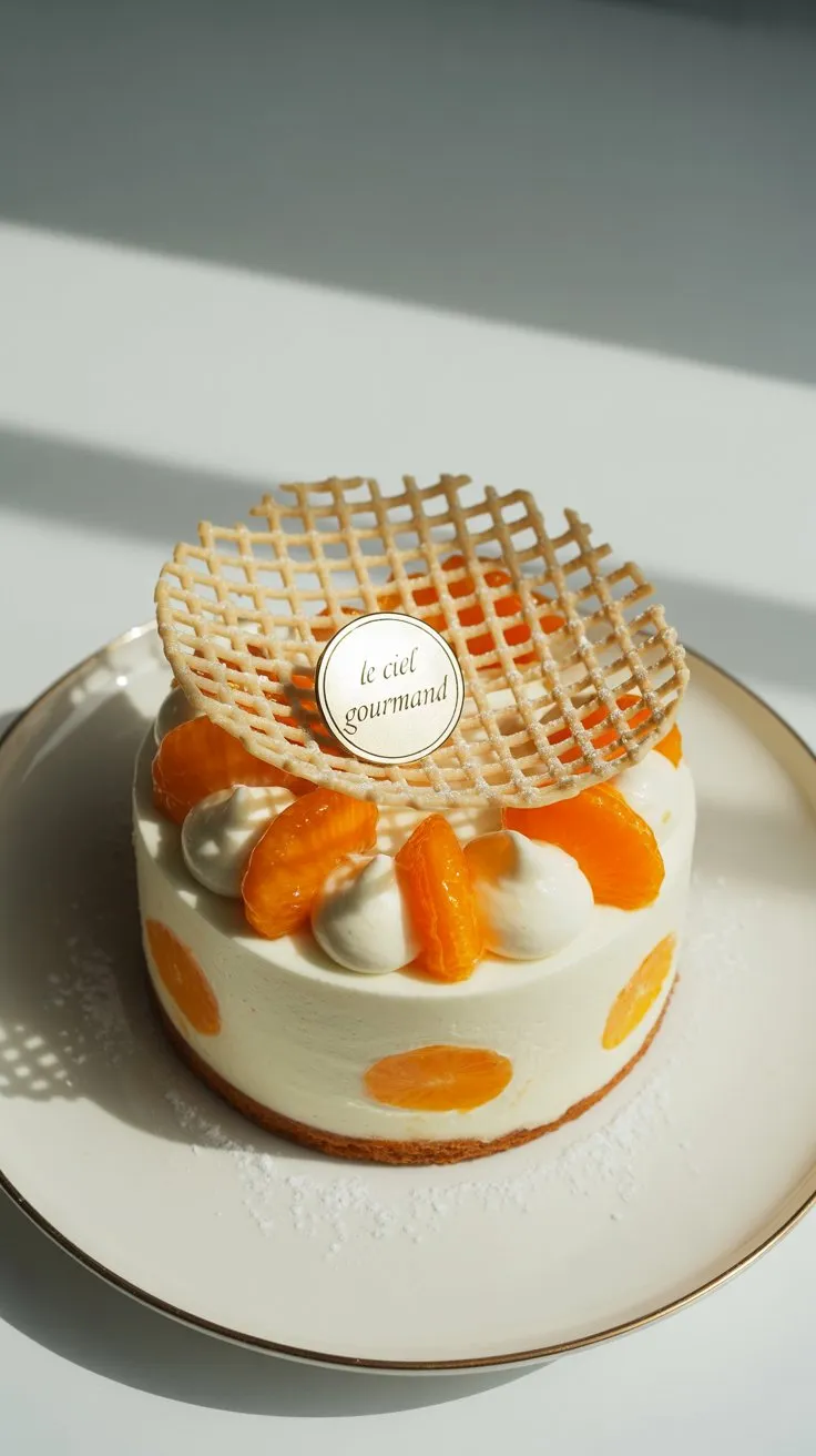 Heavenly Mandarin Cream Cake