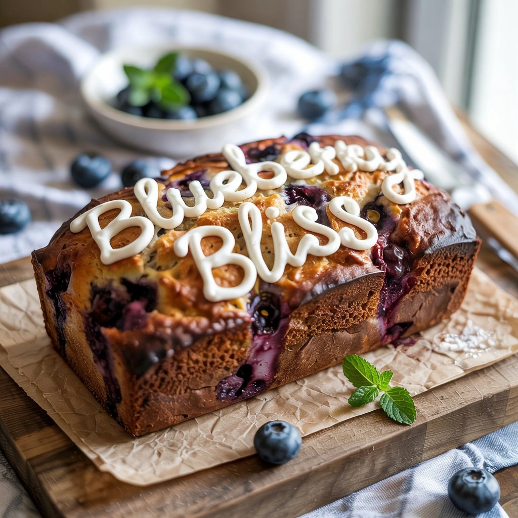 Blueberry Banana Yogurt Loaf - secondary view