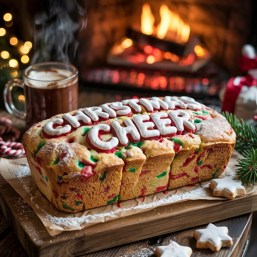 Christmas Funfetti Bread - tertiary view