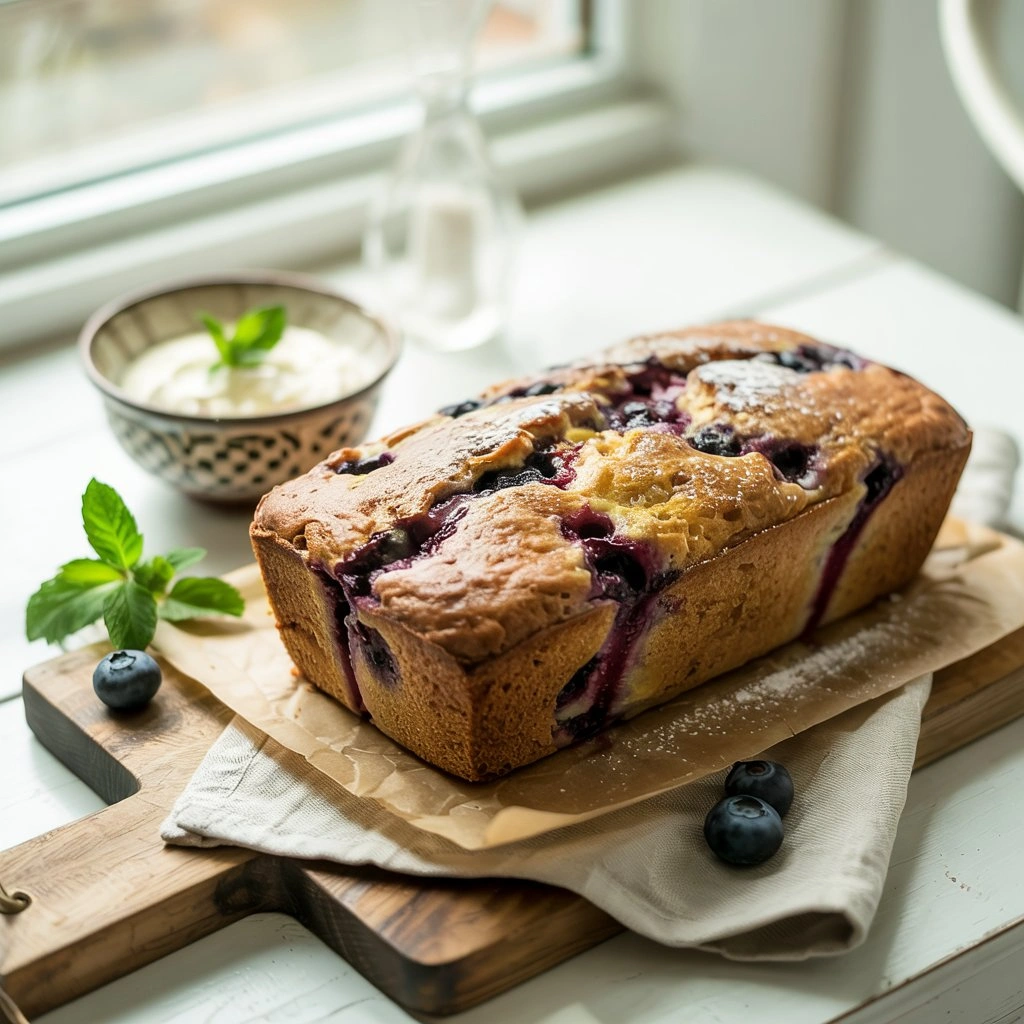 Blueberry Banana Yogurt Loaf - tertiary view