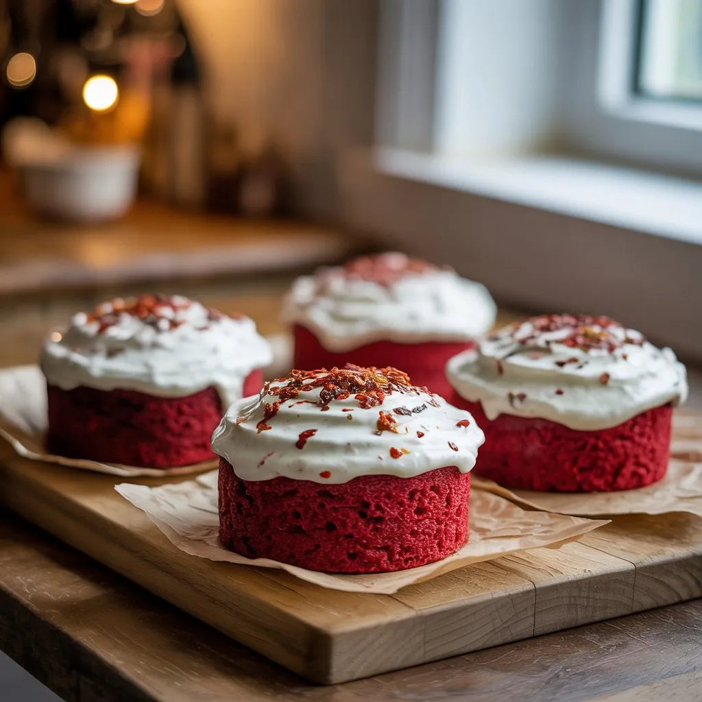 Frosted Chili Cakes - tertiary view