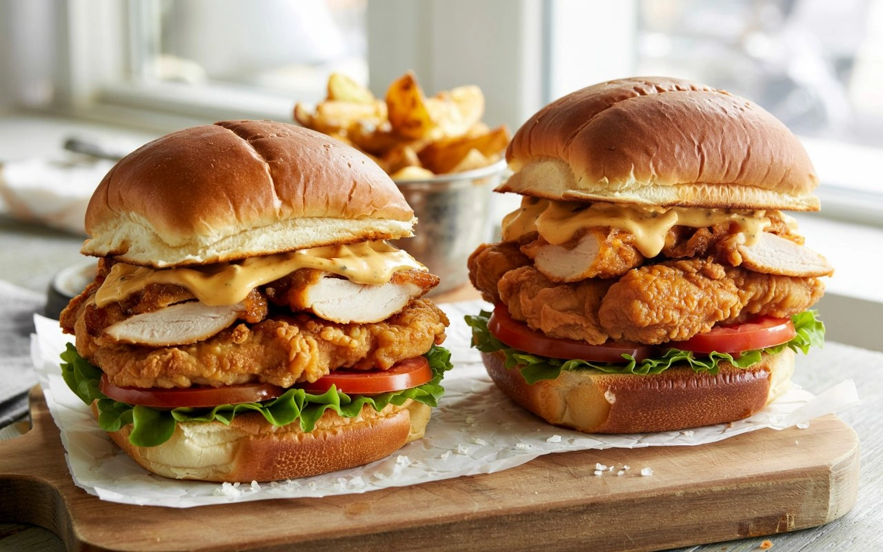 Crispy Chicken Sandwiches - tertiary view