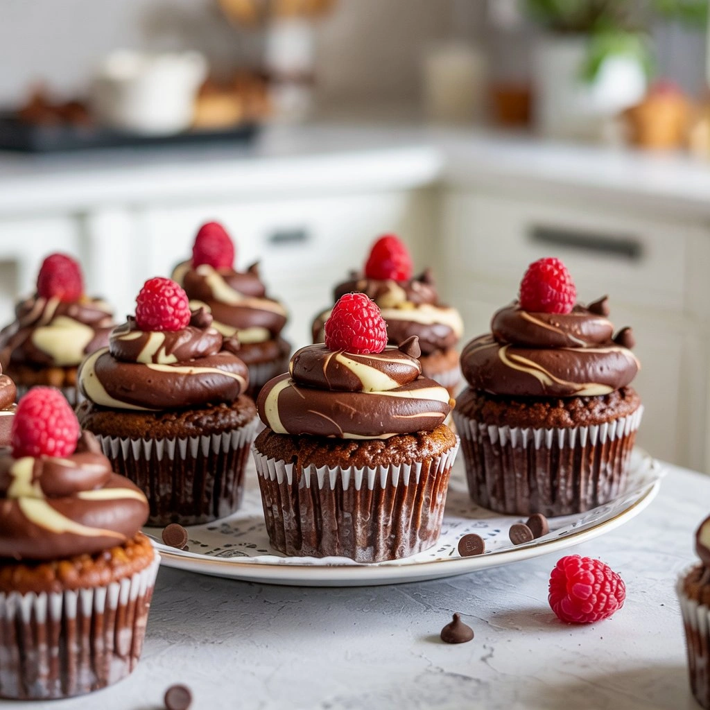 Two-Tone Chocolate Marble Cupcakes - tertiary view