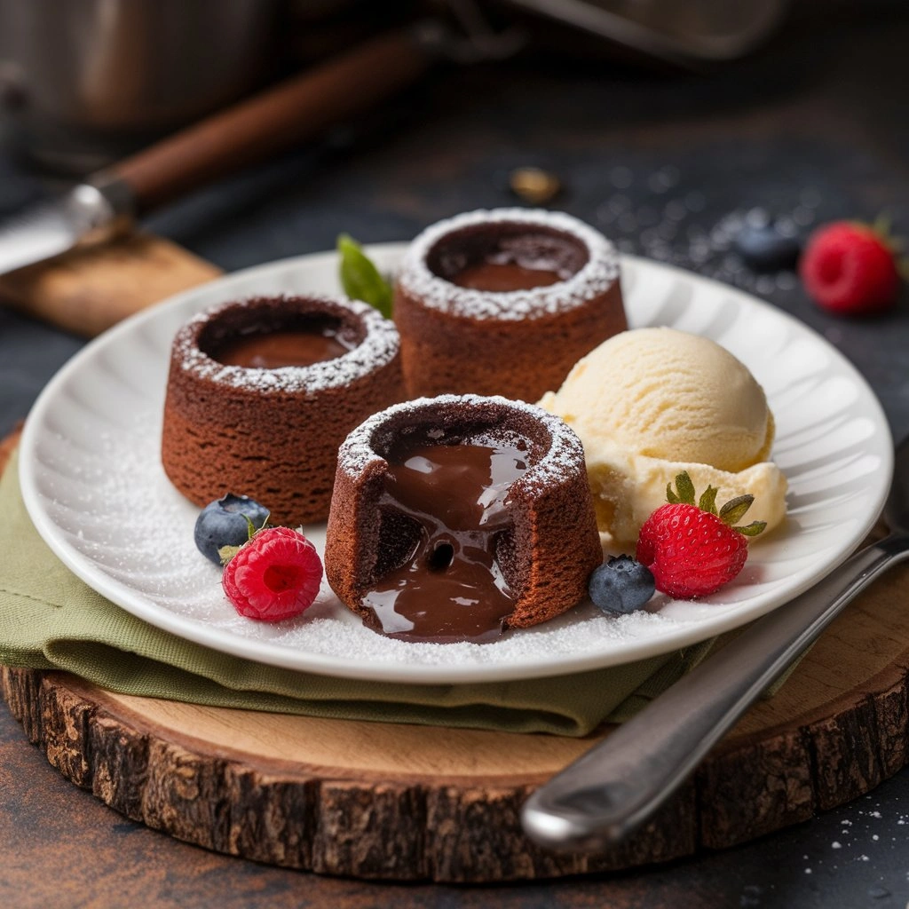 Mini Chocolate Lava Cakes - tertiary view