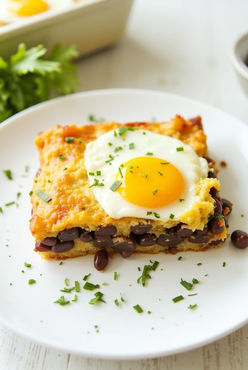 Black Bean and Egg Bake - tertiary view