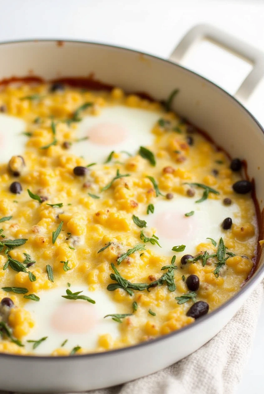Black Bean and Egg Bake - secondary view